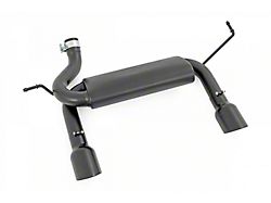 Rough Country Dual Outlet Performance Axle-Back Exhaust with Black Tips (07-18 Jeep Wrangler JK)
