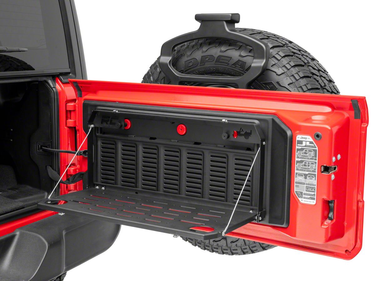Rough Country Jeep Wrangler Folding Tailgate Table 10625 (18-23 Jeep  Wrangler JL) - Free Shipping