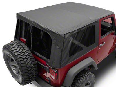 Rough Country Replacement Soft Top-Black (10-18 Jeep Wrangler JK 2-Door)