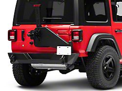 Rough Country Trail Rear Bumper with Tire Carrier (18-22 Jeep Wrangler JL)