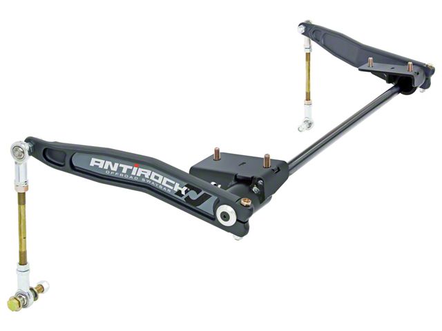 RockJock Antirock Front Sway Bar Kit with Forged Arms (18-24 Jeep Wrangler JL)