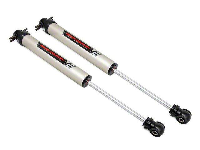 Rough Country V2 Monotube Rear Shocks for 0 to 3-Inch Lift (97-06 Jeep Wrangler TJ)