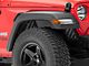 Fishbone Offroad Aluminum Inner Fenders; Front; Black (18-24 Jeep Wrangler JL)