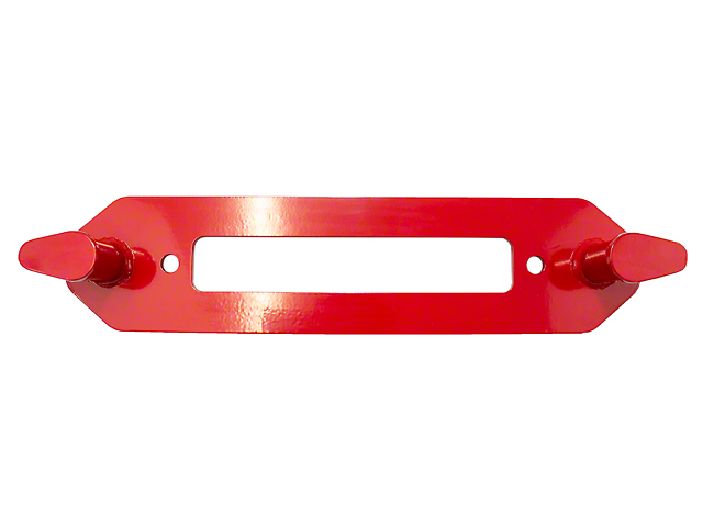 Fishbone Offroad Fishhook Winch Line Mount; Red (Universal; Some Adaptation May Be Required)