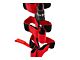 Fishbone Offroad Padded Roll Bar Fire Extinguisher Holder; Red
