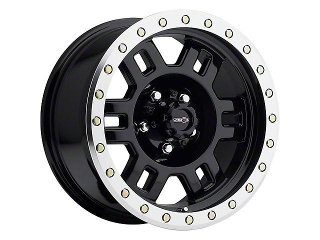 Vision Off-Road Manx Gloss Black Machined Wheel; 18x9 (22-23 Jeep Grand Cherokee WL)