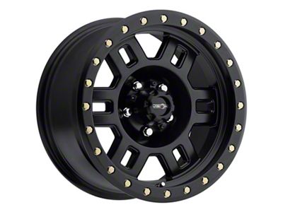 Vision Off-Road Manx Matte Black Wheel; 17x8.5 (20-24 Jeep Gladiator JT)