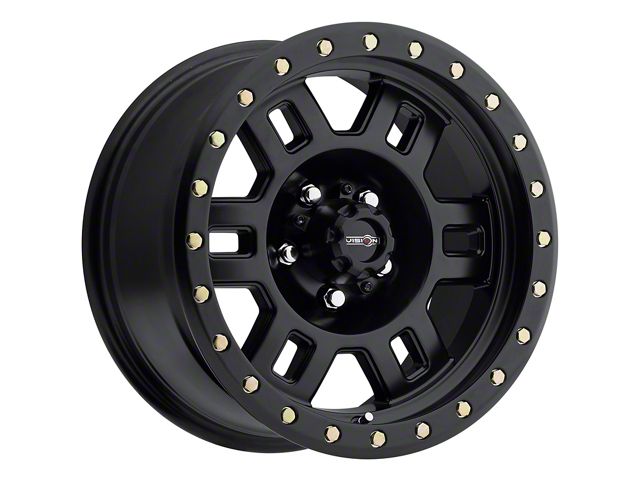 Vision Off-Road Manx Matte Black Wheel; 17x8.5 (18-24 Jeep Wrangler JL)