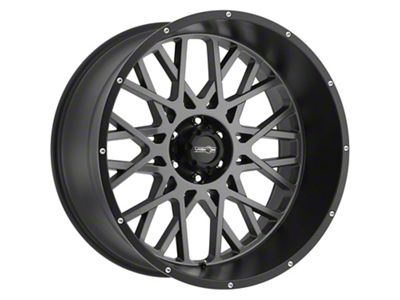 Vision Off-Road Rocker Anthracite with Satin Black Lip Wheel; 18x9 (11-21 Jeep Grand Cherokee WK2)
