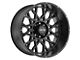 Vision Off-Road Rocker Satin Black Wheel; 18x9 (07-18 Jeep Wrangler JK)