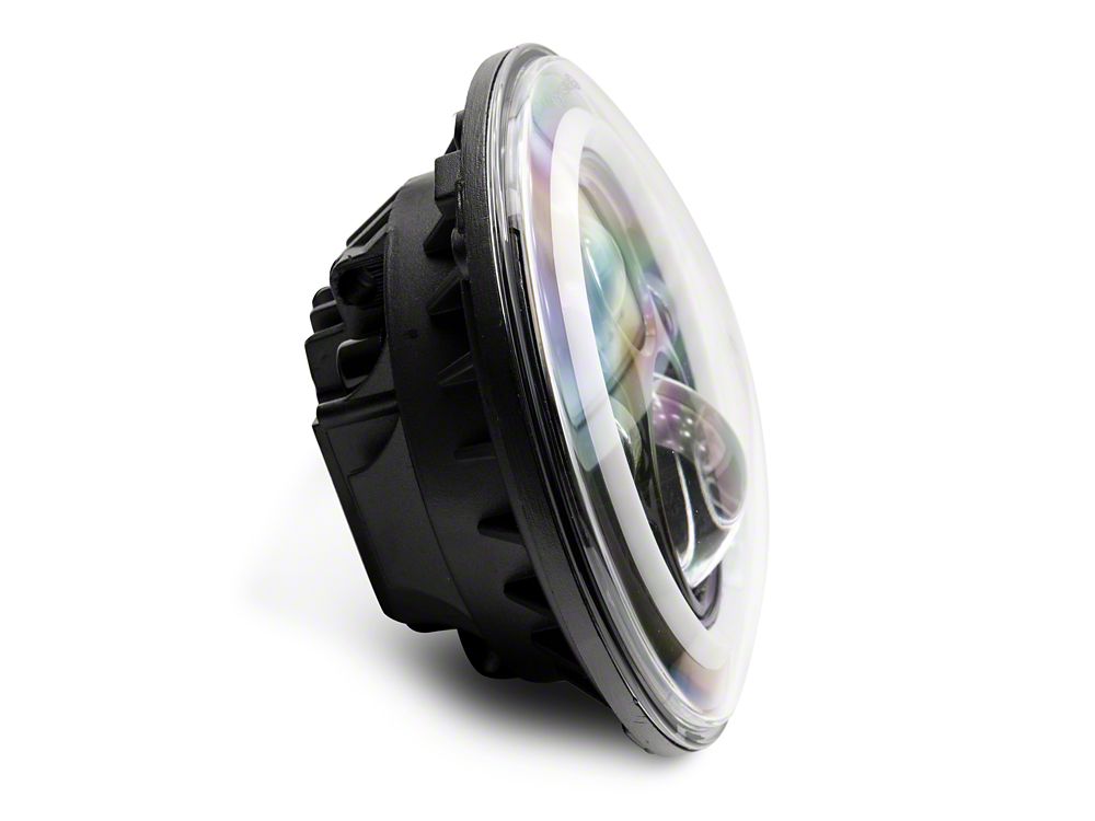 Raxiom Axial Series 7-Inch LED Headlights with RGB Halo Raxiom Axial Series 7-Inch LED Headlights with RGB Halo