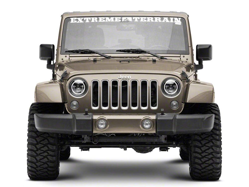 Raxiom Axial Series 7-Inch LED Headlights with RGB Halo
