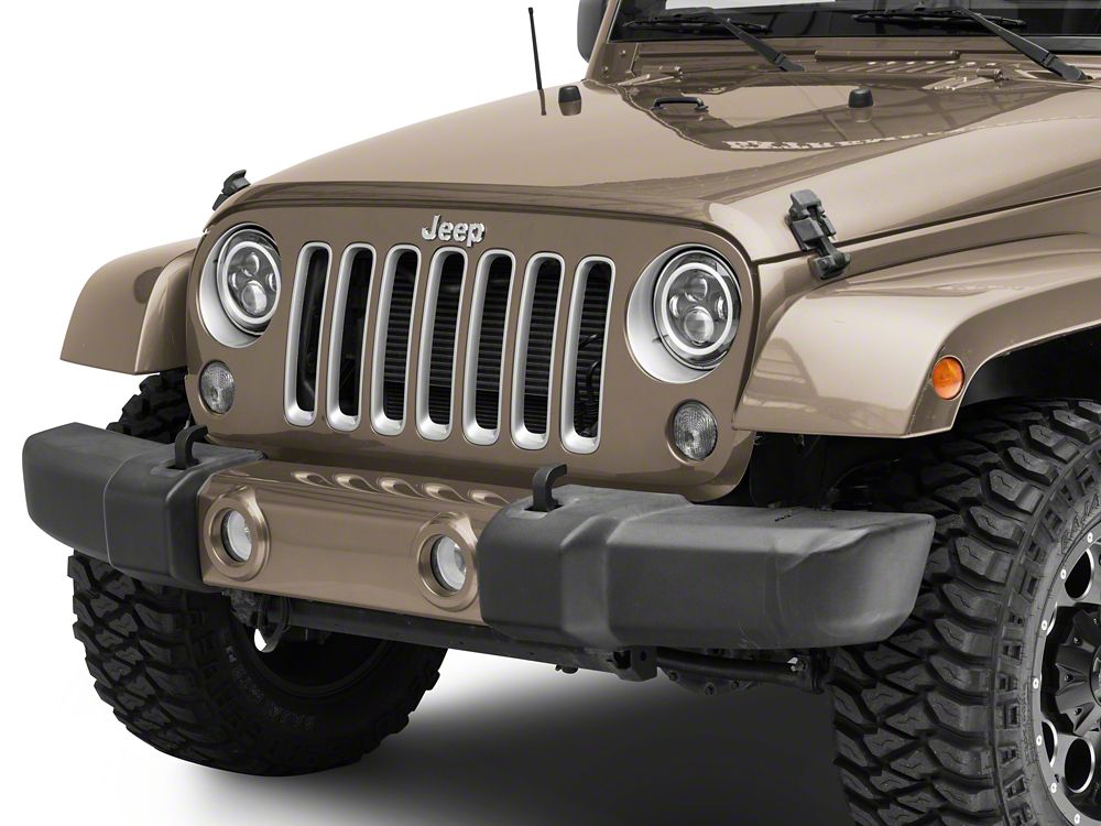 Raxiom Jeep Wrangler Axial Series 3-Inch 4-LED Yellow Beam