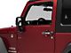 RedRock Old Glory Door Handle Inserts; Black and White (07-18 Jeep Wrangler JK 2-Door)