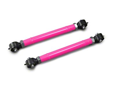 Steinjager Double Adjustable Rear Lower Control Arms for 0 to 5-Inch Lift; Hot Pink (07-18 Jeep Wrangler JK)