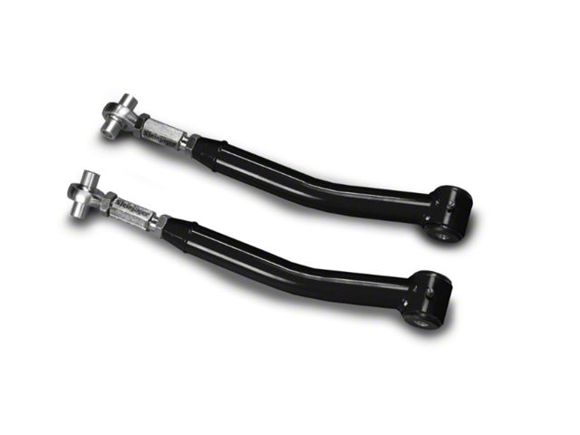 Steinjager Double Adjustable Rear Upper Control Arms for 0 to 5-Inch Lift; Black (07-18 Jeep Wrangler JK)