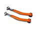 Steinjager Double Adjustable Rear Upper Control Arms for 0 to 5-Inch Lift; Fluorescent Orange (07-18 Jeep Wrangler JK)