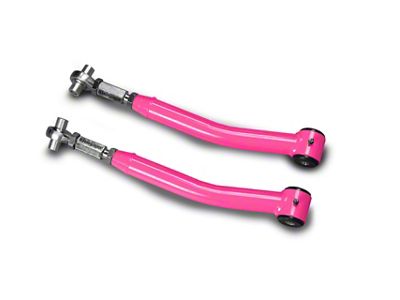 Steinjager Double Adjustable Rear Upper Control Arms for 0 to 5-Inch Lift; Hot Pink (07-18 Jeep Wrangler JK)