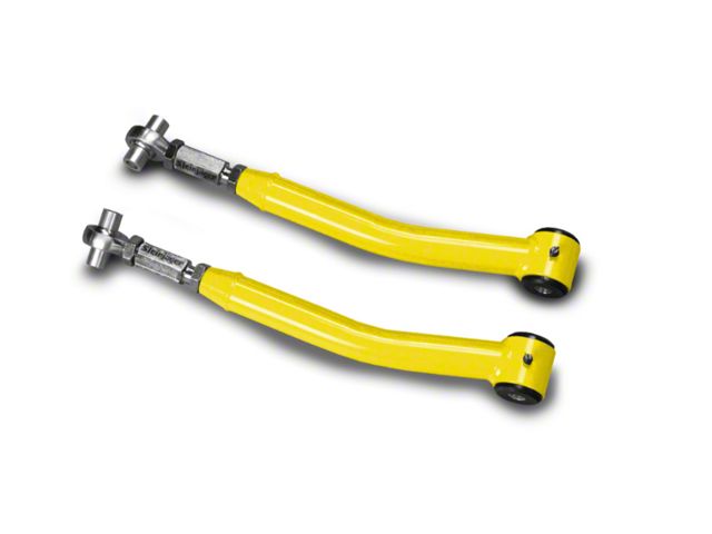 Steinjager Double Adjustable Rear Upper Control Arms for 0 to 5-Inch Lift; Lemon Peel (07-18 Jeep Wrangler JK)
