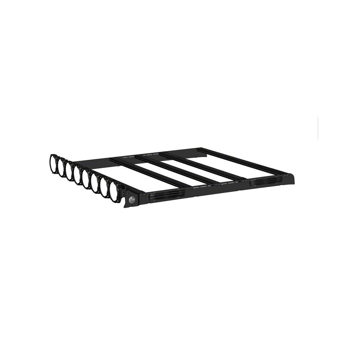 KC HiLiTES Jeep Wrangler M-Rack 50-Inch Gravity Pro6 Roof Rack 92184 ...