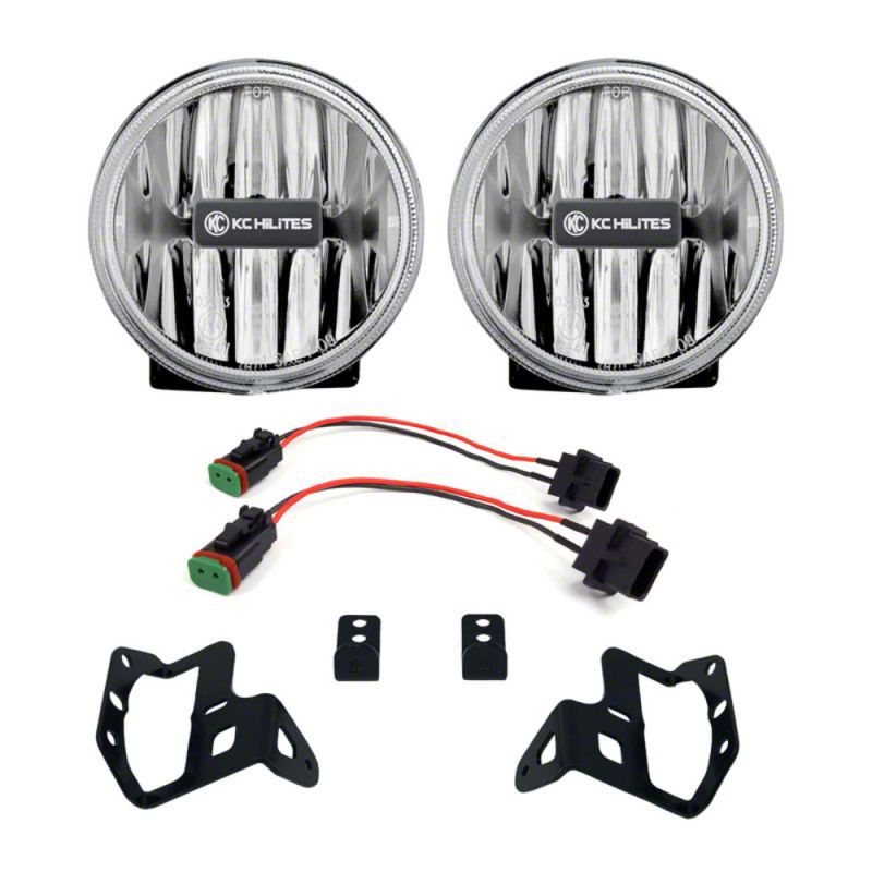 KC HiLiTES Jeep Gladiator 4Inch Gravity G4 LED Fog Lights 0502 (2023