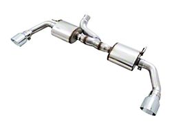 AWE Tread Edition Axle-Back Dual Exhaust with Chrome Silver Tips (12-18 3.6L Jeep Wrangler JK)