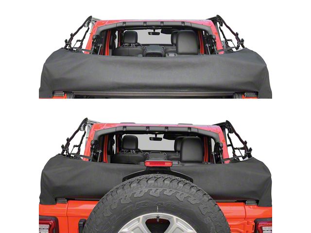 Smittybilt Soft Top Storage Boot; Black Diamond (18-24 Jeep Wrangler JL 4-Door)