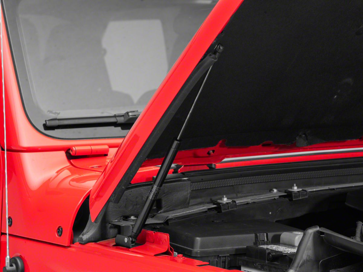 RIVAL 4x4 Jeep Wrangler Hood Lifts .1 (18-23 Jeep Wrangler JL,  Excluding Rubicon 392) - Free Shipping