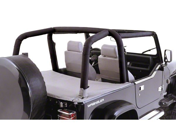 Rugged Ridge Jeep Wrangler Full Roll Bar Cover Kit - Black Diamond   (97-02 Jeep Wrangler TJ)