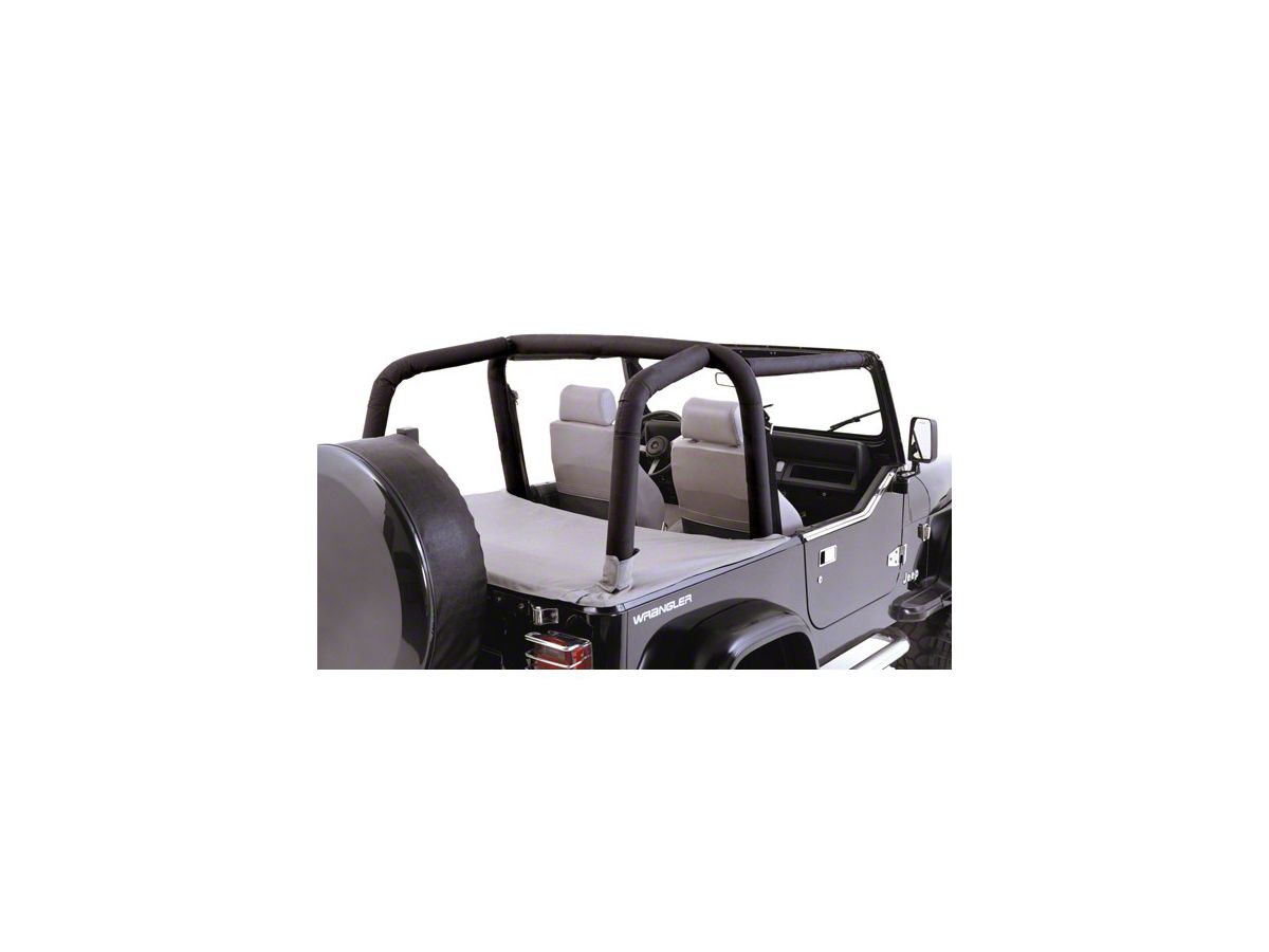 Rugged Ridge Jeep Wrangler Full Roll Bar Cover Kit - Black Diamond   (97-02 Jeep Wrangler TJ)
