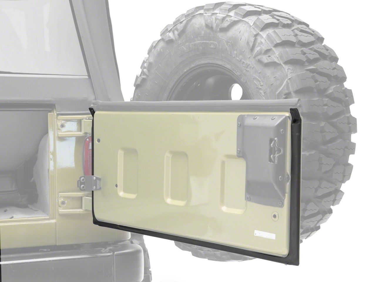 Jeep Wrangler Tailgate Seal (9706 Jeep Wrangler TJ)