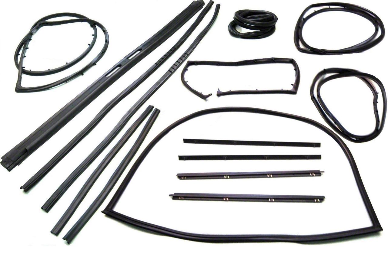 Jeep Wrangler Weatherstrip Kit for Moveable Vent Windows (76-85 Jeep ...