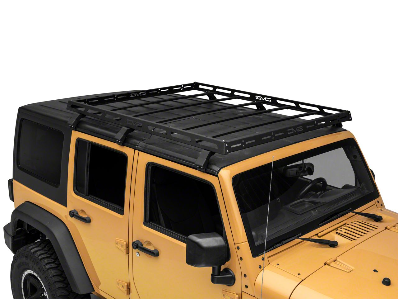 DV8 Offroad Jeep Wrangler Roof Rack RRJL-02 (18-21 Jeep Wrangler JL 2 ...