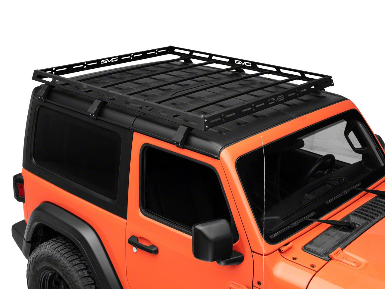 RHINO-RACK Vortex Cross Bars + Backbone Rack System Kit (Jeep Wrangler JL  '18-'20 4dr Hardtop)- 3 Base