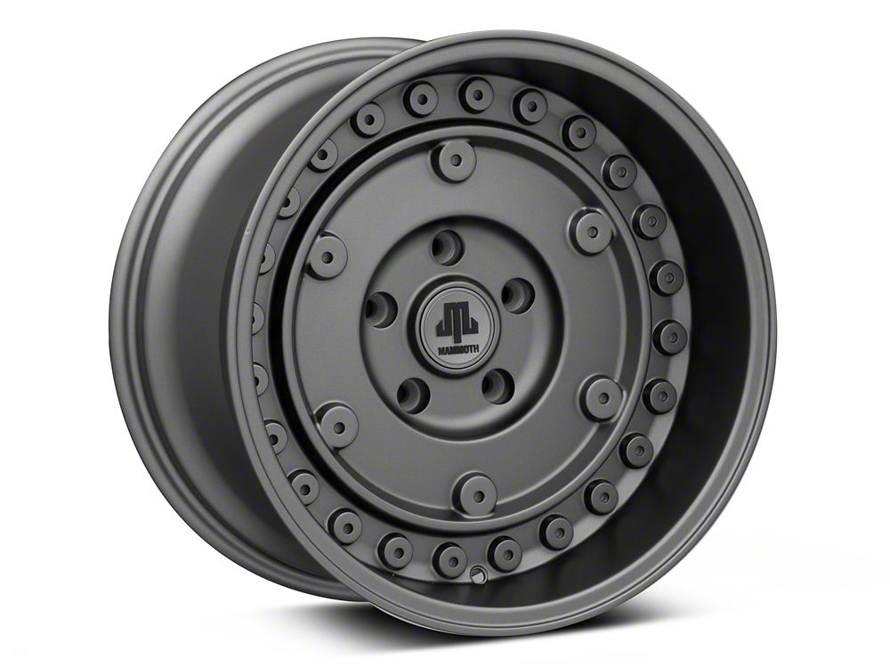 Mammoth Militant Charcoal Wheel; 17x9.5 (99-04 Jeep Grand Cherokee WJ ...