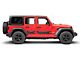 Air Design Door Rocker Panels; Satin Black (18-24 Jeep Wrangler JL 4-Door)
