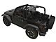 Dirty Dog 4x4 Front Seat Netting; Black (18-23 Jeep Wrangler JL 2-Door)
