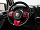 RedRock Steering Wheel Trim; Red (11-18 Jeep Wrangler JK)