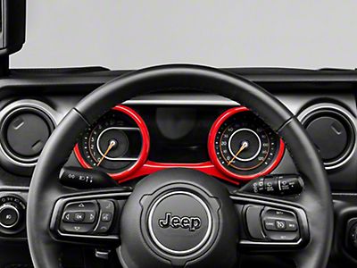 Red Dashboard Trim for Jeep Wrangler JL – OffGrid Store