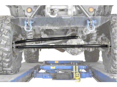 Steinjager Extended Crossover Steering Kit; Bare Metal (97-06 Jeep Wrangler TJ)