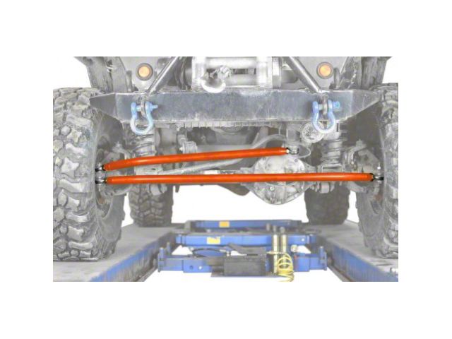 Steinjager Extended Crossover Steering Kit; Fluorescent Orange (97-06 Jeep Wrangler TJ)