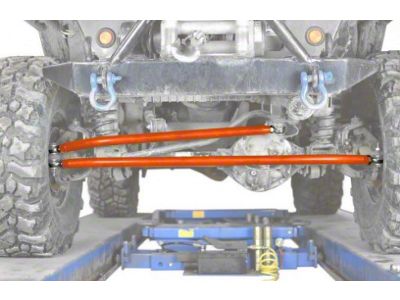 Steinjager Extended Crossover Steering Kit; Fluorescent Orange (97-06 Jeep Wrangler TJ)