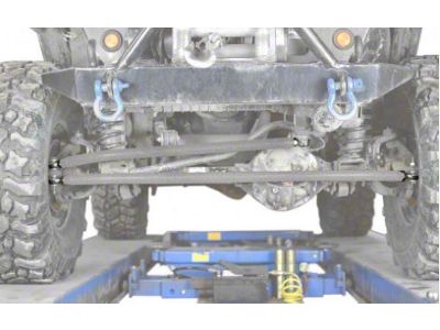 Steinjager Extended Crossover Steering Kit; Gray Hammertone (97-06 Jeep Wrangler TJ)