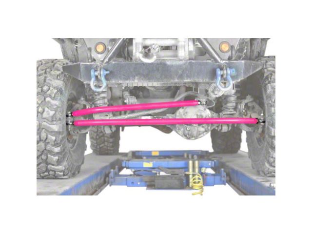 Steinjager Extended Crossover Steering Kit; Hot Pink (97-06 Jeep Wrangler TJ)