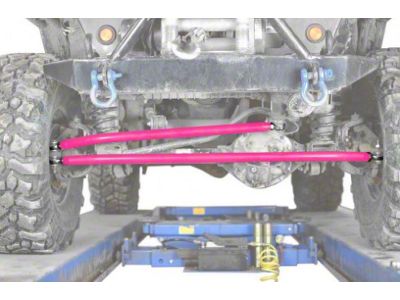 Steinjager Extended Crossover Steering Kit; Hot Pink (97-06 Jeep Wrangler TJ)