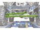 Steinjager Extended Crossover Steering Kit; Neon Green (97-06 Jeep Wrangler TJ)