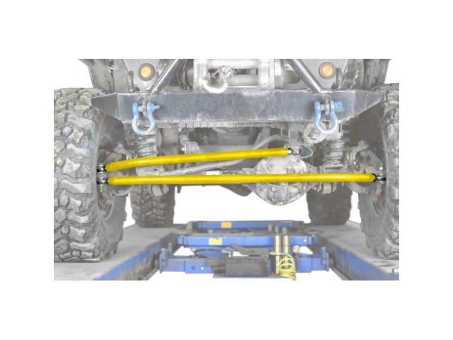 Steinjager Extended Crossover Steering Kit; Neon Yellow (97-06 Jeep Wrangler TJ)