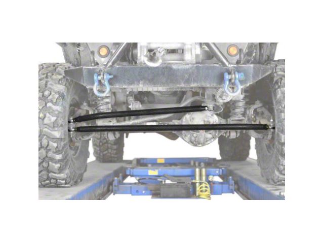 Steinjager Extended Crossover Steering Kit; Texturized Black (97-06 Jeep Wrangler TJ)