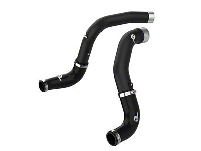 AFE BladeRunner 3-Inch Hot and Cold Charge Pipe Kit; Black (21-24 3.0L EcoDiesel Jeep Gladiator JT)