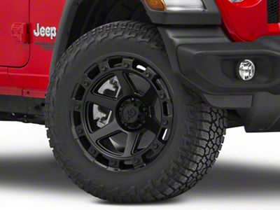 XD Raid Satin Black Wheel; 20x10 (18-24 Jeep Wrangler JL)